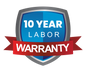 10-Year Labor Warranty Upgrade - Heat Pump