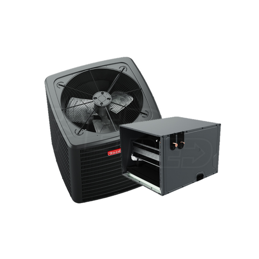 Goodman - 2.5-Ton - 14.3 SEER2 - Single-Stage - Condenser and Horizontal Coil Bundle  With Install