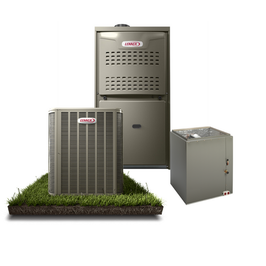 Lennox - 17 SEER2 - 2-Ton - Two-Stage Gas System with 96% Variable-Speed Furnace - Horizontal
